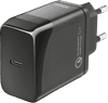 Trust Velox18 Charger without Cable Usb C 18W Power Delivery 3.0 + Quick Charge 4+ Black