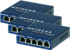 Netgear GS105GE 5-Port Gigabit Network Switch 3 Pack