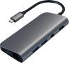Satechi Type C Multimedia Adapter Grijs