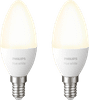 Philips Hue Kaarslamp White E14 Bluetooth Duo Pack