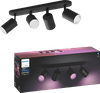 Philips Hue Fugato 4-spot White and Color Black