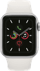 Apple Watch Series 5 40mm Silver Aluminum White Sport Band