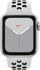Apple Watch Nike Series 5 40mm Zilver Aluminium / Witte Sportband