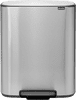 Brabantia Bo Pedal Bin 60L Stainless Steel Fingerprint-Proof