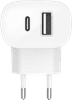 Belkin Power Delivery Oplader met 2 Usb Poorten 18W