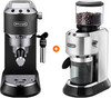 De'Longhi EC685.BK Dedica Zwart + Koffiemolen