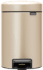 Brabantia NewIcon Pedal Trash Can 3L Metallic Gold