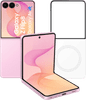 Samsung Galaxy Z Flip 8 256GB Roze 5G + Samsung Back Cover met Magneet Transparant