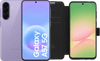 Samsung Galaxy A57 128GB Paars 5G + BlueBuilt Book Case Zwart