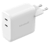 BlueBuilt 100W GaN Oplader met 2 Usb C Poorten Wit