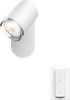 Philips Hue Adore badkameropbouwspot White Ambiance 1-Spot Wit + dimmer