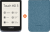 Pocketbook Touch HD 3 Grijs + Pocketbook Shell Touch HD 3 Blauw