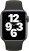 Apple Watch SE 40mm Space Gray Aluminium Zwarte Sportband