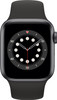 Apple Watch Series 6 40mm Space Gray Aluminium Zwarte Sportband
