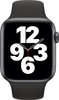 Apple Watch SE 44mm Space Gray Aluminium Zwarte Sportband