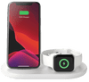 Belkin 3-in-1 Draadloze Oplader 7,5W met Standaard en Apple Watch Oplader Wit