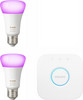 Philips Hue White & Color E27 Starter 2-Pack Bridge Only