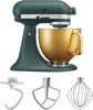 KitchenAid 5KSM156VGEPP Pebbled palm + gouden kom