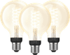 Philips Hue Filamentlamp White Globe E27 3-pack