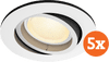 Philips Hue Centura Recessed Spot Light White & Color round white 5-pack