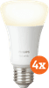 Philips Hue White E27 Bluetooth 4-Pack