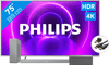 Philips 75PUS8505 + Soundbar + Wifi speaker + HDMI kabel