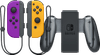 Nintendo Switch Joy-Con set Neon Paars/Neon Oranje + Nintendo Switch Joy-Con Charge Grip