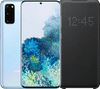 Samsung Galaxy S20 128GB Blauw 5G + Samsung Galaxy S20 Led View Book Case Zwart