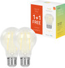Hombli Smart Bulb E27 Filament dimbaar wit Duo-Pack