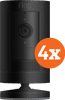 Ring Stick Up Cam Battery Zwart 4-Pack