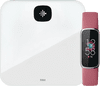 Fitbit Luxe Roze + Fitbit Aria Air Wit