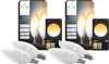 Philips Hue Kaarslamp White Ambiance E14 4-Pack