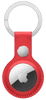 Apple AirTag Leren Sleutelhanger Rood