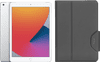 Apple iPad (2020) 10.2 inch 128 GB Wifi + 4G Zilver + Targus VersaVu Book Case Zwart