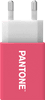 Pantone Charger with USB-A Port 10W Pink