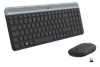 Logitech MK470 Slim Draadloos Toetsenbord en Muis Grijs QWERTY