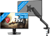 MSI MAG 271QPX QD-OLED E2 + BlueBuilt Monitorarm Gasveer voor 1 Monitor