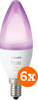 Philips Hue Candle Light White and Color E14 6-pack