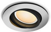 Philips Hue Milliskin Recessed Spot Light White Ambiance Round Aluminum