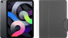 Apple iPad Air (2020) 10.9 inch 64GB Wifi en 4G Space Gray + Book Case + Apple Pencil 2