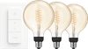 Philips Hue Filament White Globe XL 3-pack + Dimmer