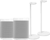 Sonos One SL Duopack + Sonos Speaker Standaard Paar Wit