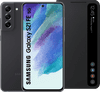 Samsung Galaxy S21 FE 256GB Grijs 5G + Samsung Clear View Book Case Zwart