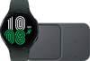Samsung Galaxy Watch4 44 mm Groen + Duo Draadloze Oplader 15W Zwart