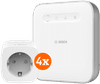 Bosch Smart Plug Compact 4-Pack + Smart Home Controller