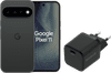 Google Pixel 11 512GB Zwart 5G + BlueBuilt Oplader met Usb C Poort 30W Zwart