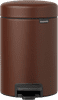 Brabantia NewIcon Pedal Trash Can 3L Mineral Cosy Brown