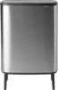Brabantia Bo Touch Bin Hi Prullenbak 60 liter Matt Steel Fingerprint Proof