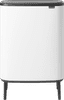 Brabantia Bo Touch Bin Hi Prullenbak 2 x 30 liter White