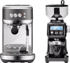 Sage the Bambino Plus Black Stainless + Coffee Grinder